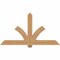 Ekena Millwork Redmond Smooth Timber Gable Bracket, Western Red Cedar, 72"W x 39"H x 5 1/2"D x 5 1/2"F, 13/12 Pitch GBW072X39X0606RED00SWR - alternate 1